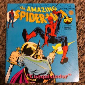 THE AMAZING SPIDER-MAN, CONSQUISTADOR (7" 33 1/3 RPM Little LP Vinyl)